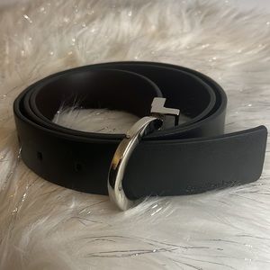 Calvin Klein Leather belt size L in black Unisex